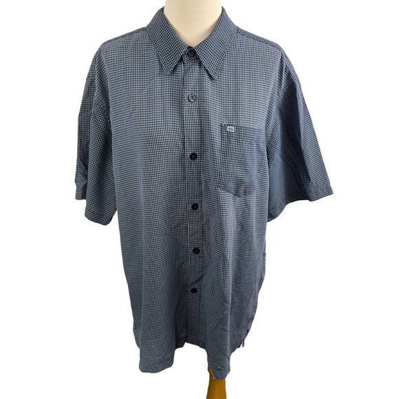 🌿4/$35🌿GOTCHA Blue Plaid Button Down‎ Shirt (L) - Picture 8 of 8